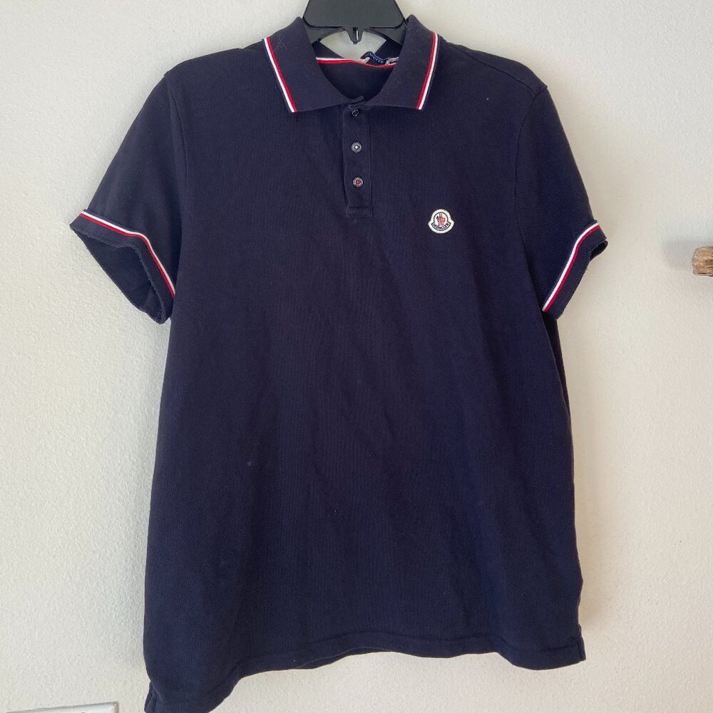 Moncler Women’s Maglia Polo Manica Corta Luxury Shirt Size XXL